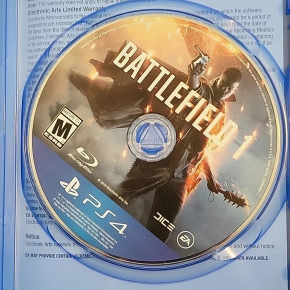 π΄3/$15π΄ Play Station 4 BATTLEFIELD 1 Video Game - Picture 3 of 5